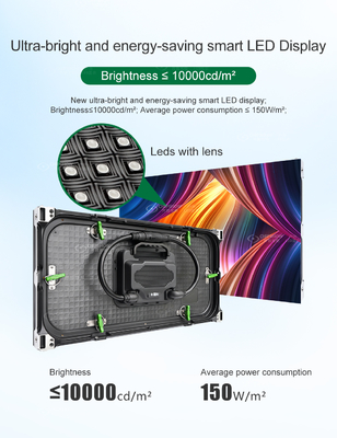 P4 P667 Energy Saving Front Service Painel De LED Module Outdoor Full Color Video Wall LED Display Screen