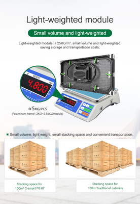 P4 P667 Energy Saving Front Service Painel De LED Module Outdoor Full Color Video Wall LED Display Screen