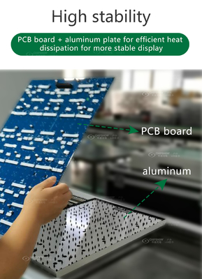 5ft by 10ft P6 IP65 Waterproof Lightweight Billboard Durable LED Panel Video Wall Outdoor LED Display Screen for Shopping Mall