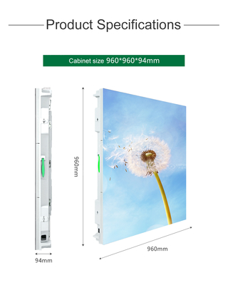 High Brightness Energy Saving HD Billboard Cast Aluminum Dual Maintenance Pantalla LED Outdoor Full Color LED Screen Display