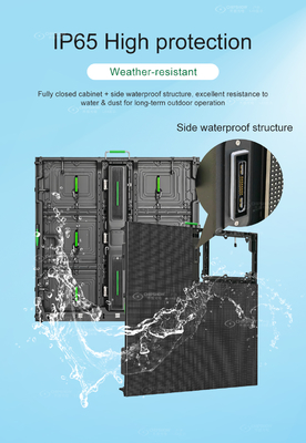 Video Wall Display Outdoor P5 5mm Led Billboard P5 Waterproof Advertising Panel Full Color 960mm*960mm Fixed LED Screen